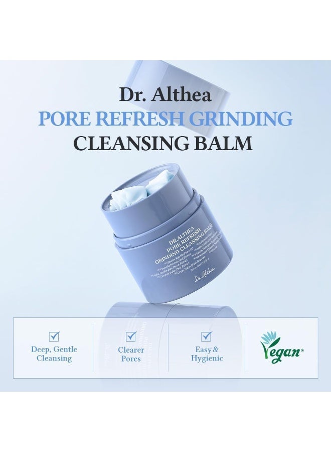 دي آر.ألثيا Dr.Althea Pore Refresh Grinding Cleansing Balm | Pore Cleanser with Green Tea Extract | Hygenic One-Step Makeup Cleansing Cream | For All Skin Types | Korean Vegan Skin Care | 1.69 Fl Oz - Image 2